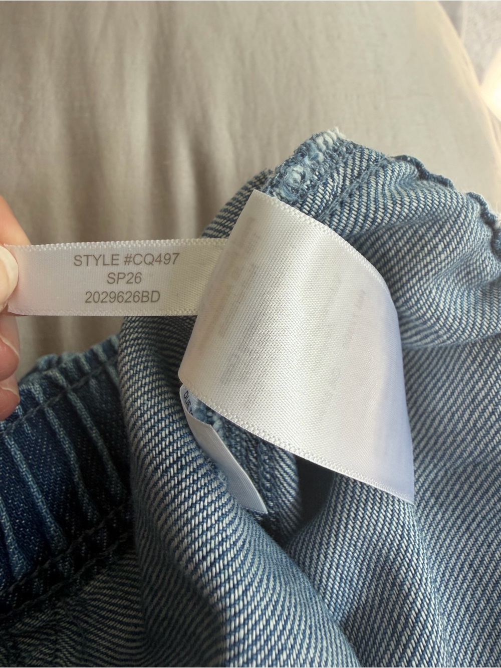 Nw/oT: J Crew Wide-Leg Womens Jeans with Drawstring Waist - size 28 - Picture 6 of 6